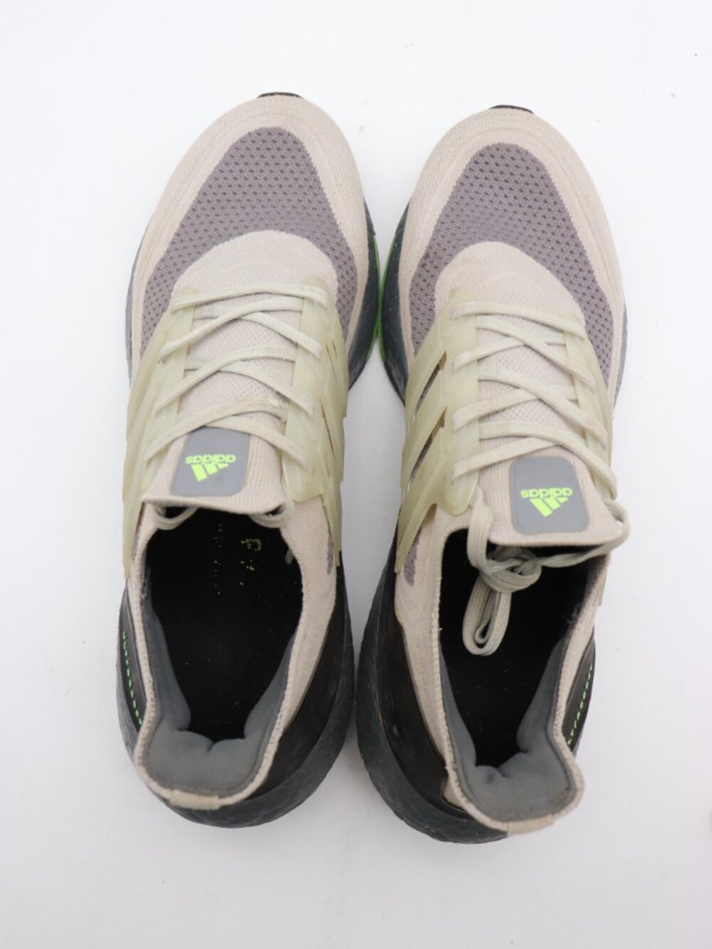 Adidas Ultra Boost 21 Sneakers Men's 11.5 Gray Primeknit Running Sneakers S23875 - Picture 7 of 11
